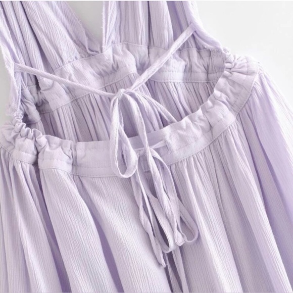 NWT Bohemian Lilac Halter Mini Dress - Picture 6 of 6